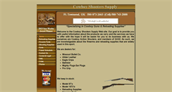 Desktop Screenshot of cowboyshooterssupply.com